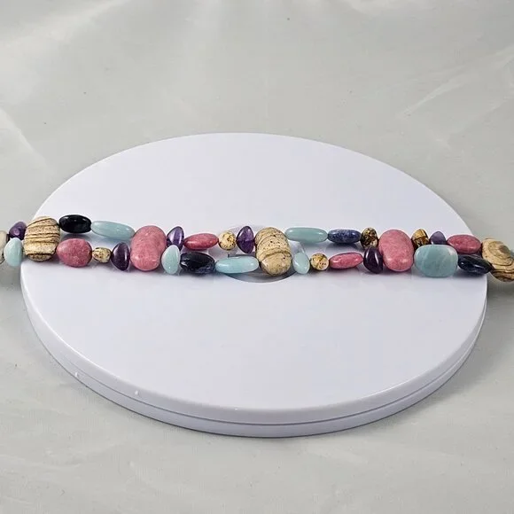 Carolyn Pollack American West 925 SS Gemstone Bracelet Signed - Picture 3 of 10